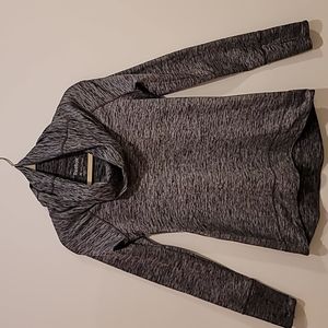 Reebok Cowl Neck Sweatshirt, Black  Sz M